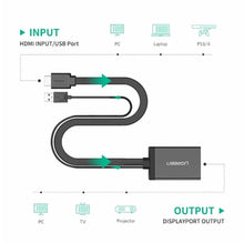 Load image into Gallery viewer, UGREEN HDMI to Display Port Female with USB Power Converter
