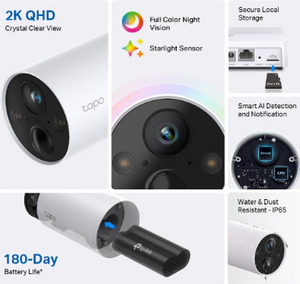 Tp-Link Tapo C420 2K Smart Wire-Free Security Camera