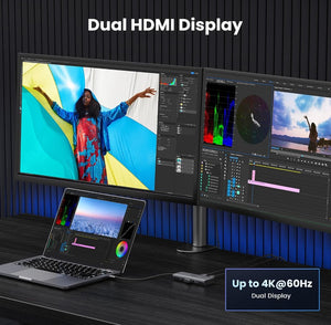 USB-C 6 in 1(CM498/PN:15825) Multifunction 8K HDMI Adapter