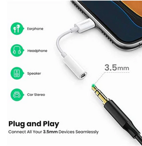 UGreen Lightning To 3.5mm Headphone Jack Adapter