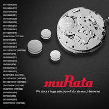 Load image into Gallery viewer, Murata 357/303 Battery SR44/W/SW 1.55V Silver Oxide Watch Button Cell
