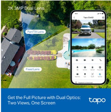 Load image into Gallery viewer, Tapo C545D Outdoor Dual Lens Pan/Tilt Security Camera
