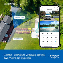 Load image into Gallery viewer, Tapo C246D New Indoor/Outdoor Dual Lens Pan/Tilt Security Camera
