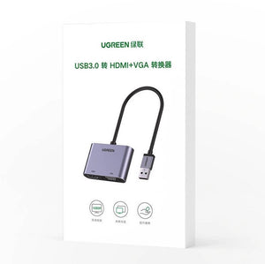 UGREEN USB 3.0 to HDMI + VGA Adapter