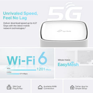 Archer NX200 5G AX1800 Wireless Dual-Band Gigabit Router