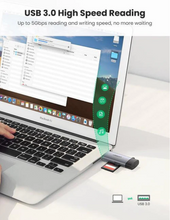 Load image into Gallery viewer, UGREEN USB-C/USB-A TO TF/SD 3.0 Card Reader
