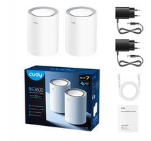 Load image into Gallery viewer, CUDY BE3600 Gigabit Mesh Wi-Fi 7 System M3600 1.0
