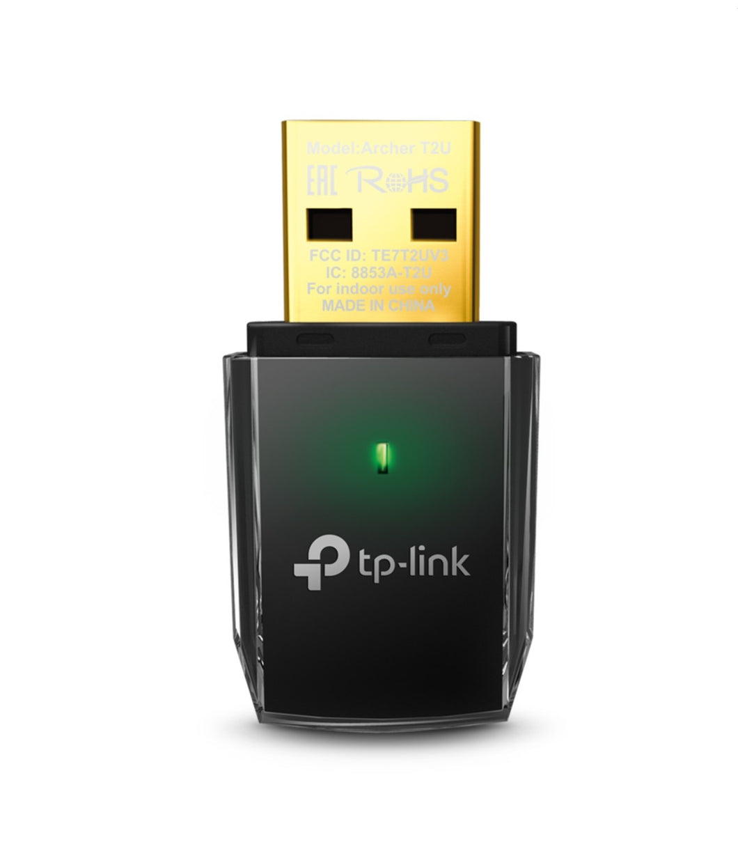 TP-Link Archer T2U AC600 USB WiFi Adapter - Dual Band 2.4G/5G Mini Wireless USB Adapter, WiFi Dongle