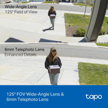 Load image into Gallery viewer, Tapo C246D New Indoor/Outdoor Dual Lens Pan/Tilt Security Camera
