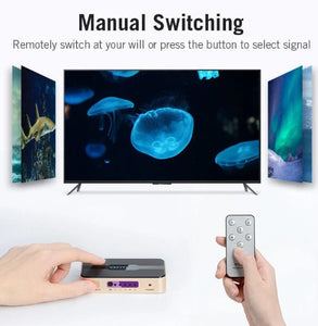 VENTION HDMI Switch 5 in 1 Out 4K@30Hz HDMI Selector Switch with IR Remote HDMI 1.4 HDCP 1.4