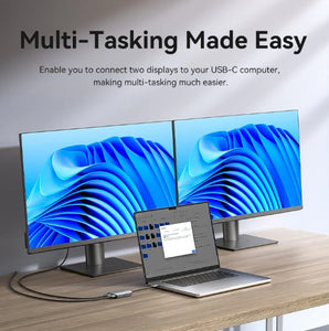 Vention USB-C to Dual HDMI™ MST Adapter