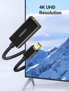 UGREEN Mini Display Port to HDMI Female Converter 1080p