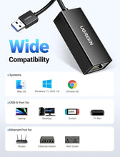Load image into Gallery viewer, UGREEN USB 3.0 to Lan Gigabit Ethernet Adapter
