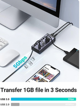 Load image into Gallery viewer, UGreen USB 3.0 7-Port Hub
