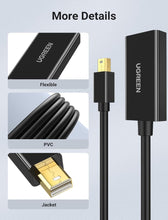 Load image into Gallery viewer, UGREEN Mini Display Port to HDMI Female Converter 1080p

