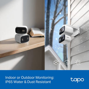 Tapo C246D New Indoor/Outdoor Dual Lens Pan/Tilt Security Camera