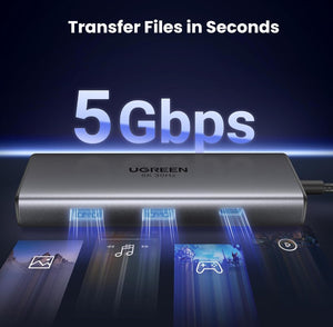 USB-C 6 in 1(CM498/PN:15825) Multifunction 8K HDMI Adapter