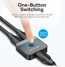 Load image into Gallery viewer, 4K HD 2.0 Splitter 2 in 1 Out - 4K@120Hz Bi-Directional HD Switch
