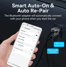 Load image into Gallery viewer, Vention USB Bluetooth Audio Receiver for Car
