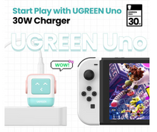 Load image into Gallery viewer, Ugreen Mini Robot Nexode 30W USB-C PD GaN Fast Charger
