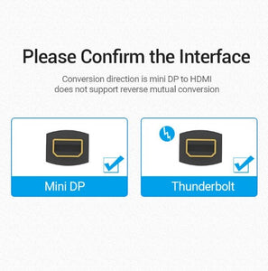 Vention Mini DP to HDMI™ Converter 0.15M Black