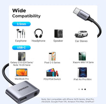 Load image into Gallery viewer, UGREEN USB-C to 3.5mm Audio Adapter
