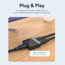 Load image into Gallery viewer, 4K HD 2.0 Splitter 2 in 1 Out - 4K@120Hz Bi-Directional HD Switch
