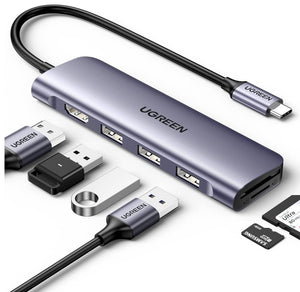 USB-C 6 in 1 Multifunction 4K HDMI Adapter