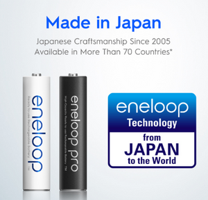 eneloop AAA Ni-MH Pre-Charged Rechargeable Batteries, 2-Pcs