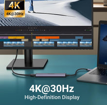 Load image into Gallery viewer, USB-C 5 in 1 Multifunction 4K HDMI Adapter

