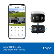 Load image into Gallery viewer, Tapo C246D New Indoor/Outdoor Dual Lens Pan/Tilt Security Camera
