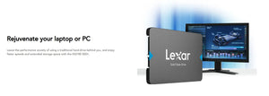 Lexar NQ100 2.5" SATA III (6Gb/s) 256GB SSD, up to 550MB/s Read Solid State Drive, Internal SSD for Laptop, Desktop Computer