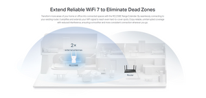 Tp-Link RE225BE (BE3600) Dual-Band Wi-Fi 7 Range Extender