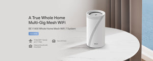 Deco BE65 BE11000 TRI-Band Whole Home Mesh WiFi 7 System