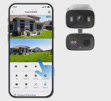 Load and play video in Gallery viewer, Tapo C246D New Indoor/Outdoor Dual Lens Pan/Tilt Security Camera
